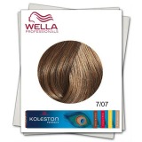 Vopsea Permanenta - Wella Professionals Koleston Perfect nuanta 7/07 blond mediu castaniu natural 